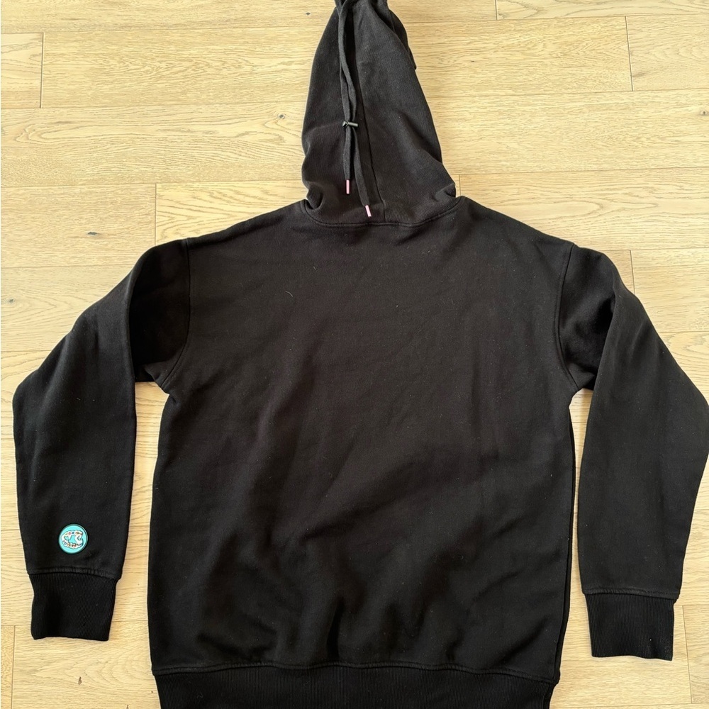 Black Salem7 Hoodie With Skimask Attached - Picture 6 of 6